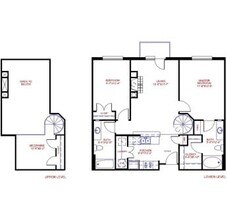 Traditional 2x2 849-1584 SF 2610 floor plan